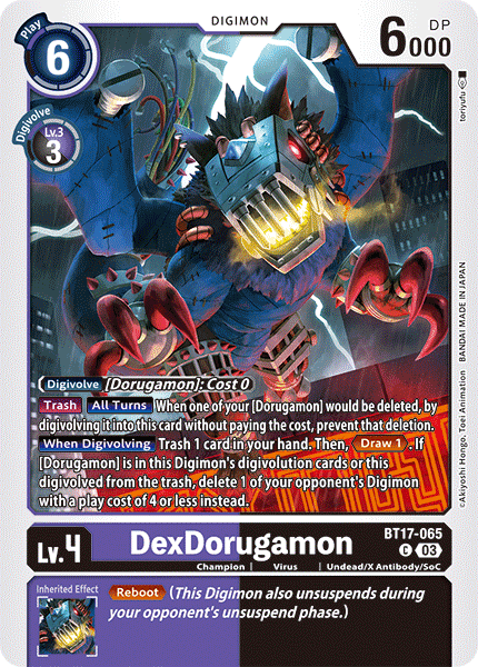 DexDorugamon BT17-065 Full hd image