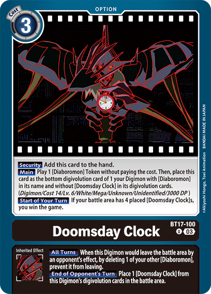 Doomsday Clock BT17-100 Full hd image