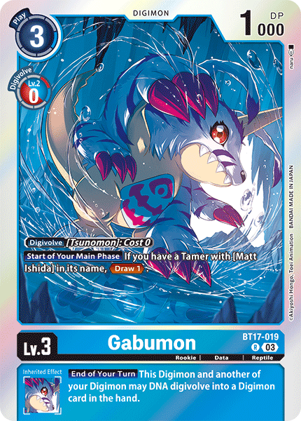 Gabumon BT17-019 Full hd image