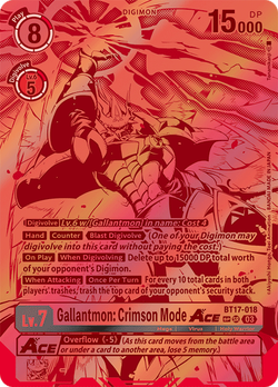 Gallantmon: Crimson Mode ACE BT17-018 image