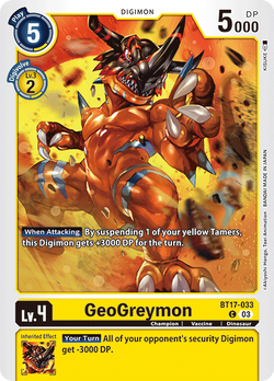 GeoGreymon BT17-033