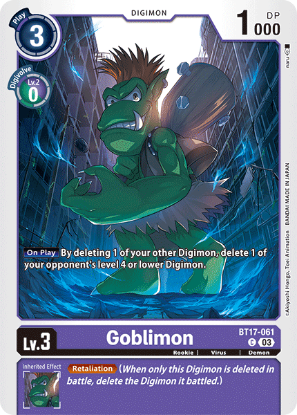 Goblimon BT17-061 Full hd image