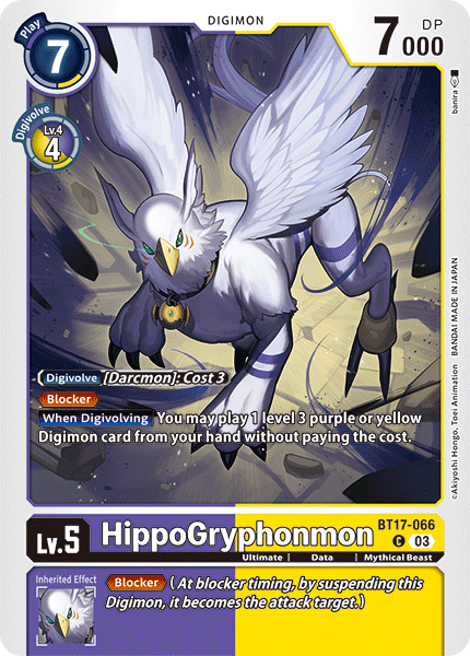 HippoGryphonmon BT17-066 Full hd image