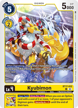 Kyubimon BT17-032