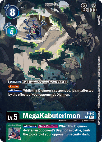 MegaKabuterimon P-140 Full hd image