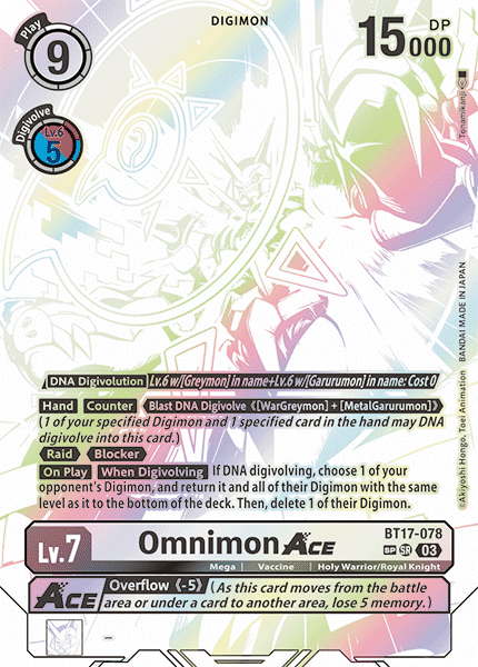 Omnimon ACE BT17-078 Full hd image