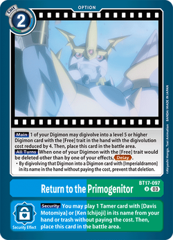 Return to the Primogenitor BT17-097 image