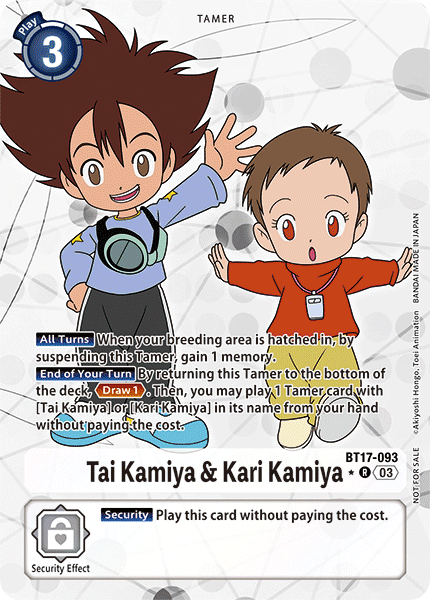 Tai Kamiya & Kari Kamiya BT17-093 Full hd image