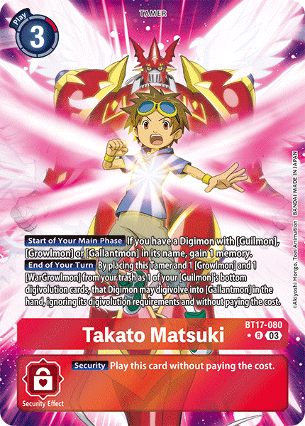 Takato Matsuki BT17-080 Full hd image