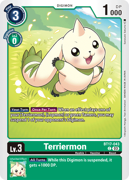 Terriermon BT17-043 Full hd image