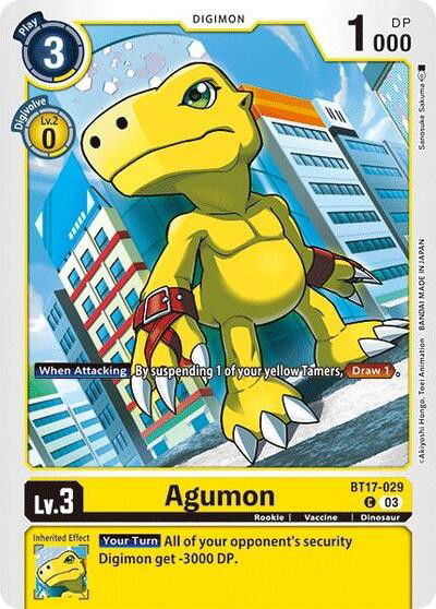 Agumon - BT17-029 Crop image Wallpaper