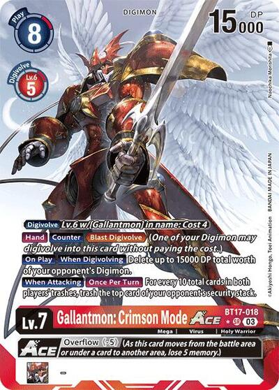 Gallantmon: Crimson Mode ACE Full hd image