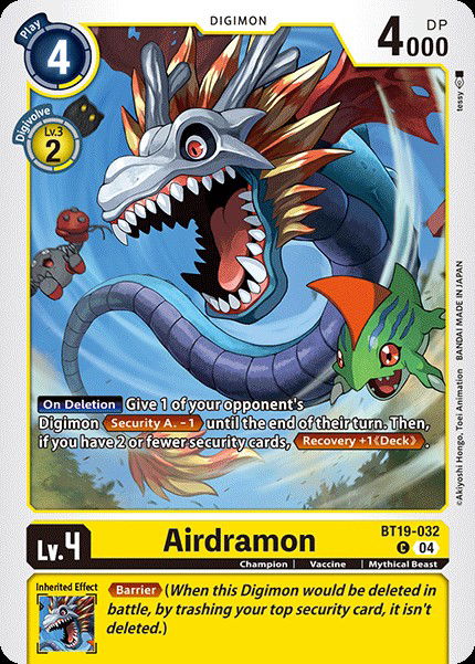 Airdramon BT19-032 Crop image Wallpaper