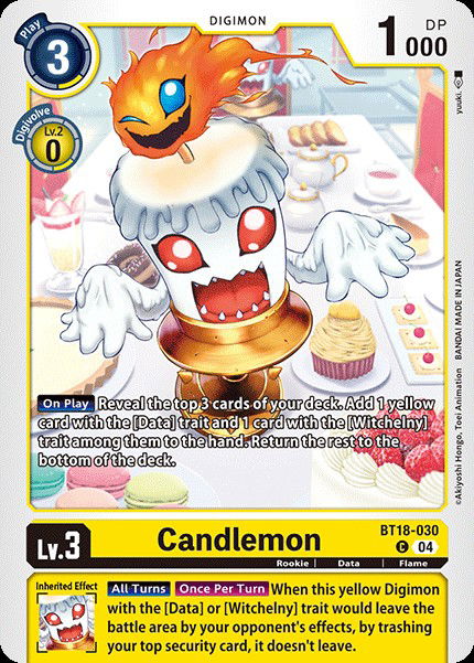 Candlemon BT18-030 Crop image Wallpaper