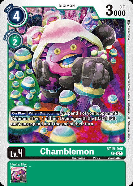 Chamblemon BT19-046 Crop image Wallpaper