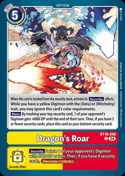 Dragon's Roar BT18-098 Crop image Wallpaper