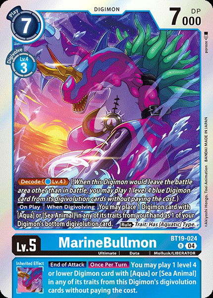 MarineBullmon BT19-024 Crop image Wallpaper