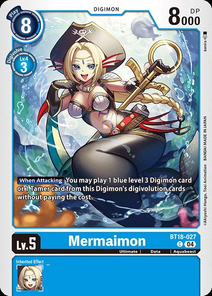 Mermaimon BT18-027 Crop image Wallpaper