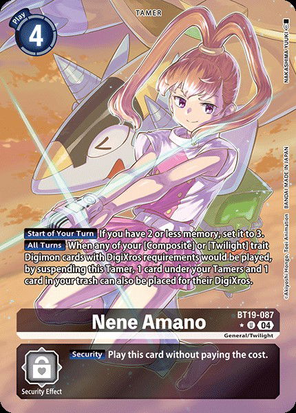 Nene Amano BT19-087 Crop image Wallpaper