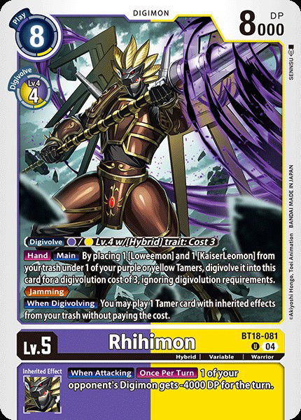 Rhihimon BT18-081 Crop image Wallpaper