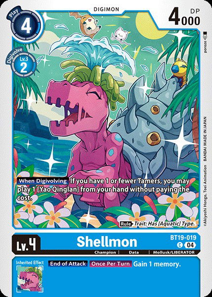 Shellmon BT19-019 Crop image Wallpaper