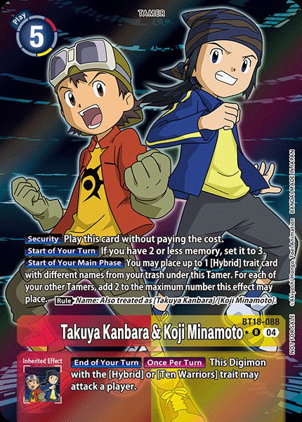 Takuya Kanbara & Koji Minamoto BT18-088 Crop image Wallpaper