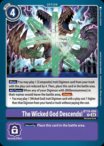 The Wicked God Descends! BT19-099 Crop image Wallpaper