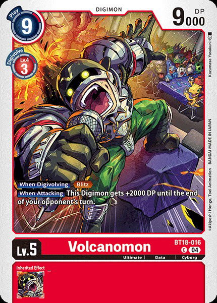 Volcanomon BT18-016 Crop image Wallpaper