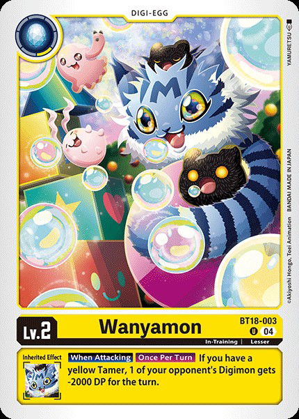 Wanyamon BT18-003 Crop image Wallpaper