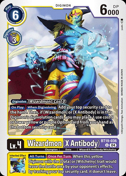 Wizardmon (X Antibody) BT19-036 Crop image Wallpaper