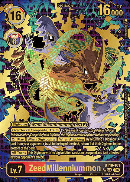 ZeedMillenniummon BT19-101 Crop image Wallpaper