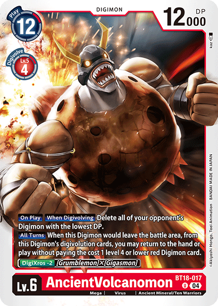 AncientVolcanomon BT18-017 Full hd image