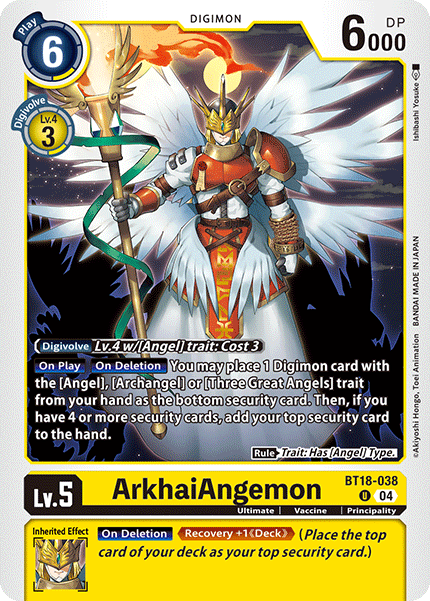 ArkhaiAngemon BT18-038 Full hd image