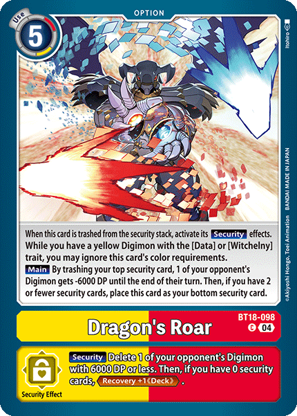 Dragon's Roar BT18-098 Full hd image