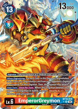 EmperorGreymon BT18-018 image