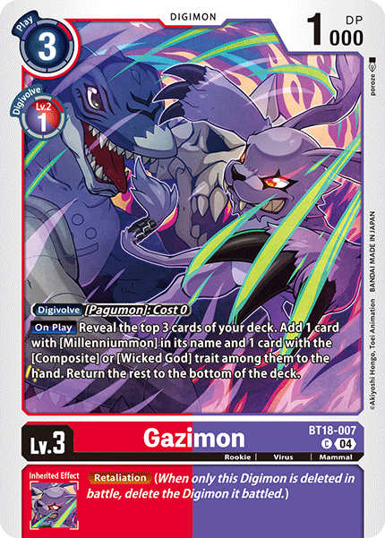 Gazimon BT18-007 Full hd image