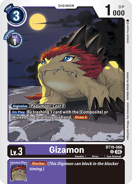 Gizamon BT19-066 Full hd image