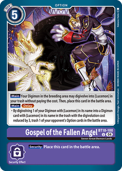 Gospel of the Fallen Angel BT18-100