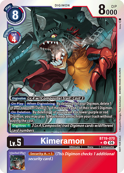 Kimeramon - BT19-070 Full hd image