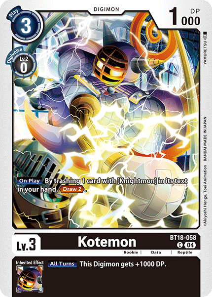 Kotemon BT18-058 Full hd image