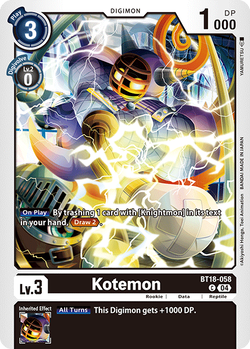 Kotemon BT18-058