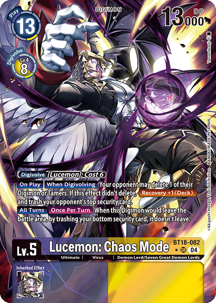 Lucemon: Chaos Mode BT18-082 Full hd image