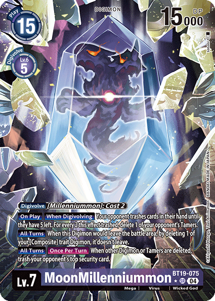 MoonMillenniummon BT19-075 Full hd image