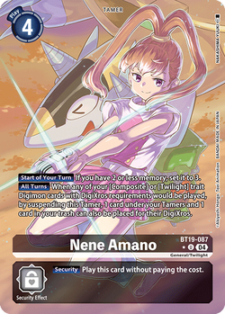 Nene Amano BT19-087 image