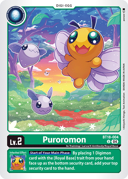 Puroromon BT18-004 Full hd image