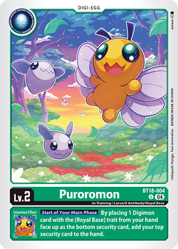 Puroromon BT18-004 image