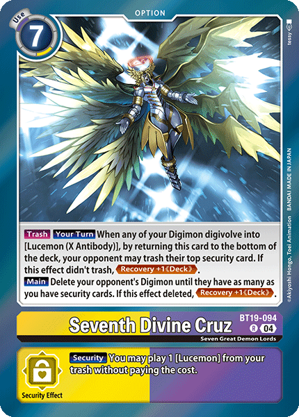 Seventh Divine Cruz BT19-094 Full hd image