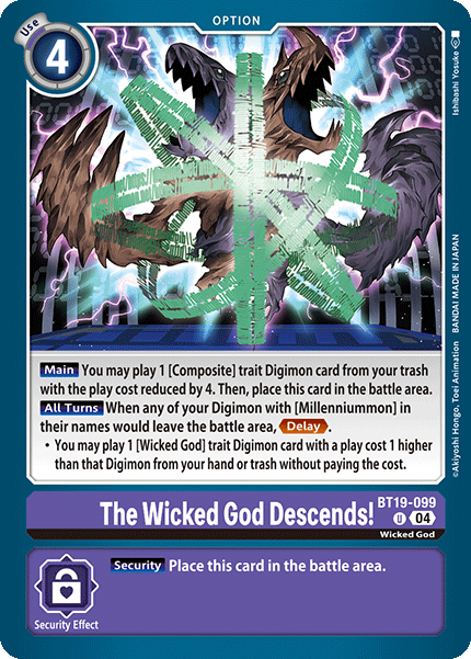 The Wicked God Descends! BT19-099 Full hd image