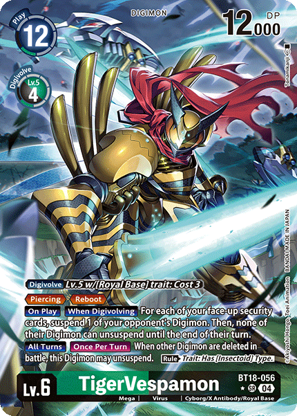 TigerVespamon BT18-056 Full hd image