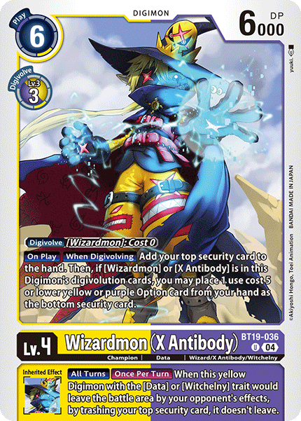 Wizardmon (X Antibody) BT19-036 Full hd image